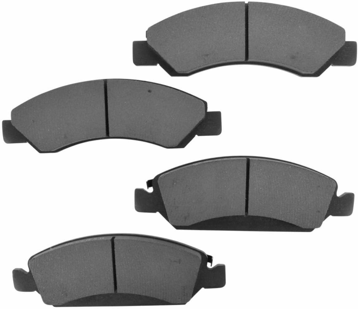 Ren Tsui Semi Metallic Brake Pads Shoes Rotor Drum Kit W/Hardware for Chevy for Silverado 1500 2007-2008,for GMC for Sierra 1500 2007-2008 Truck Front Rear Left Right 6 Lug-Wheel Lug Count RXC1186