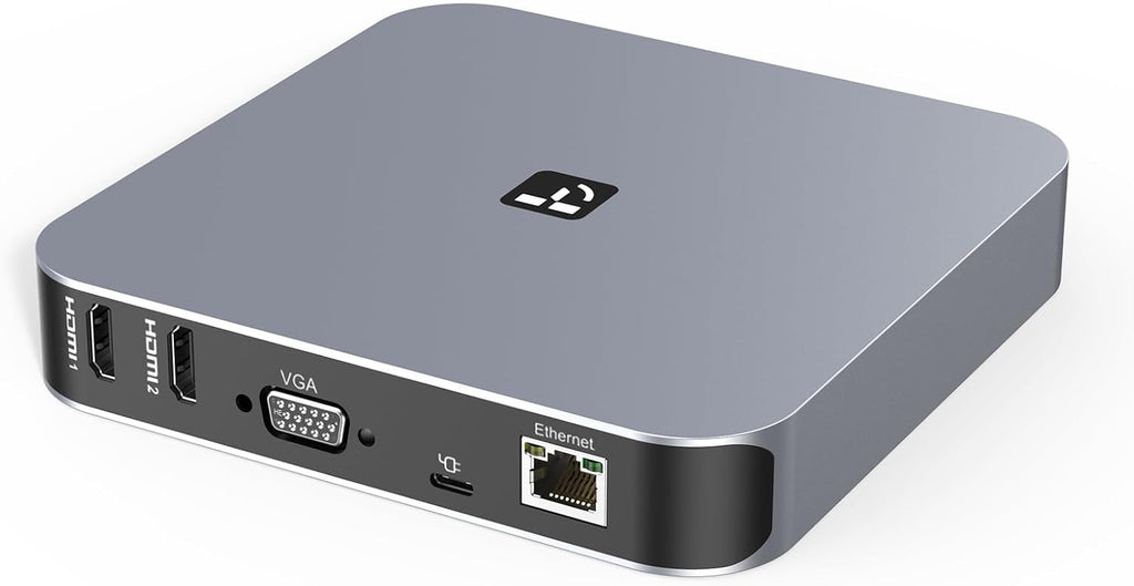 TobenONE USB C Docking Station 3 Monitors, Driver-Based, 13-in-1 Dual 4K Laptop Dock with 2 HDMI, VGA, 4 USB 3.0, 65W Charger, RJ45, Audio, for MacBook M1-M5 Pro/Max/Neo, Mac mini, Dell, Lenovo, HP