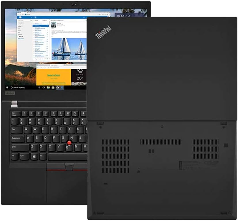 Lenovo Thinkpad T490 Laptop (20N2-0042US) Intel i7-8665U, 16GB RAM, 512GB SSD, 14-inch WQHD 2560x1440, Win10 Pro, MicroSD Card Reader, Fingerprint, IR 720p Webcam, Backlit KB