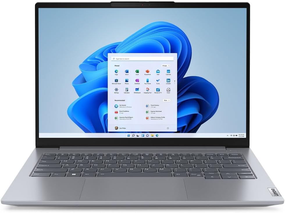 Lenovo ThinkBook 14 G7 IML 2025 Business Laptop 14' WUXGA IPS Touchscreen 12-Core Intel Ultra 7 155U 16GB DDR5 1TB SSD Thunderbolt 4 Wi-Fi 6 Backlit Keyboard Fingerprint Win11 Pro w/ONT 32GB USB