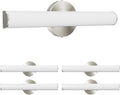 OOWOLF 4 Pack LED Vanity Light Bar for Bathroom, Dimmable Bathroom Light Fixtures 17.3inch 12W 1200LM Over Mirror Lighting Fixture Wall Sconce Modern Vanity Lighting 4000K Brushed Nickel