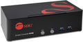 SIIG 2-Port DVI Dual-Link KVM Switch Smart Console with USB 3.0 Multi-Media (CE-DV0111-S1)