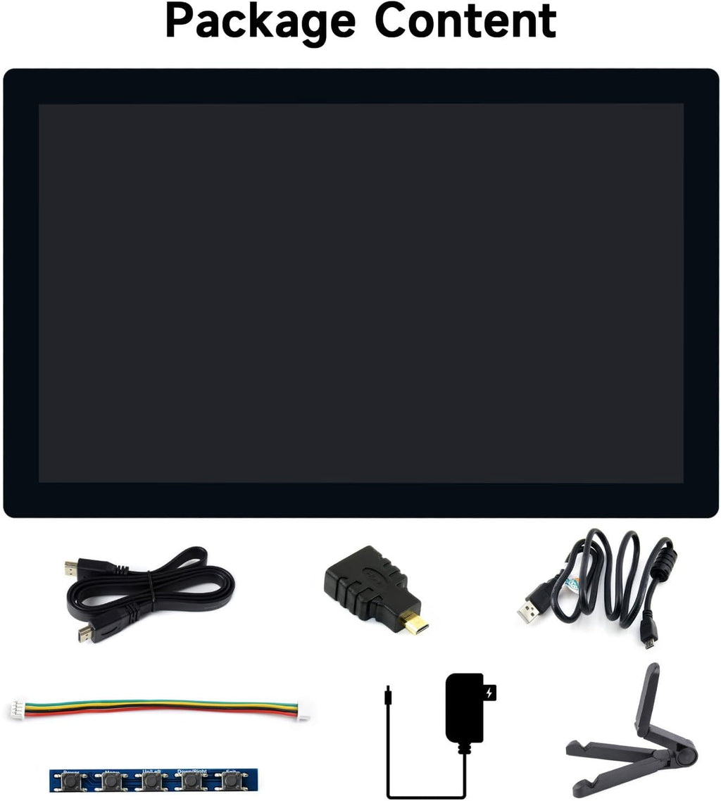 waveshare 9inch QLED Quantum Dot Display, 1280×720, Compatible with Raspberry Pi 5/4B/3B/Zero/Zero W/Zero 2W/Pico/Pico W/Pico WH, Supports Windows 11/10/8.1/8/7