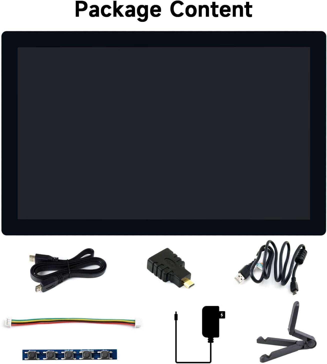 waveshare 9inch QLED Quantum Dot Display, 1280×720, Compatible with Raspberry Pi 5/4B/3B/Zero/Zero W/Zero 2W/Pico/Pico W/Pico WH, Supports Windows 11/10/8.1/8/7