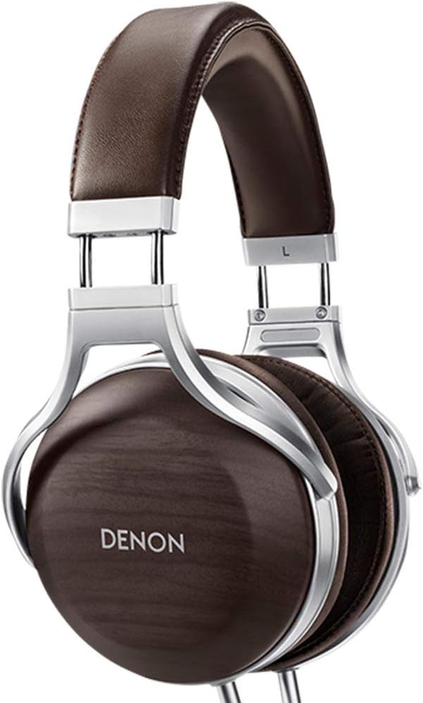 Denon AH-D5200 Ultra Premium HiFi Over Ear Headphones (Brown)