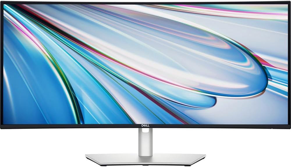 Dell U3425WE UltraSharp 34' WQHD 3440x1440 120Hz 5ms Curved Thunderbolt Hub Monitor Bundle with 2 YR CPS Enhanced Protection Pack