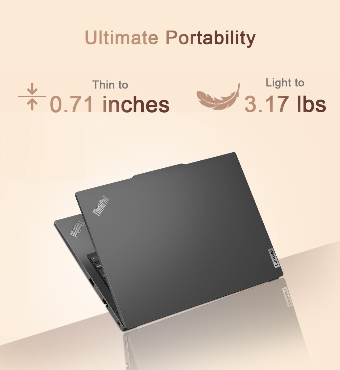 Lenovo ThinkPad E14 Business Touchscreen Laptop | Office 365 for The Web | 13th Gen Intel Core i5-1335U | 16GB RAM, 512GB SSD | Windows 11 PRO | Backlit Keyboard, Fingerprint Reader | RJ-45