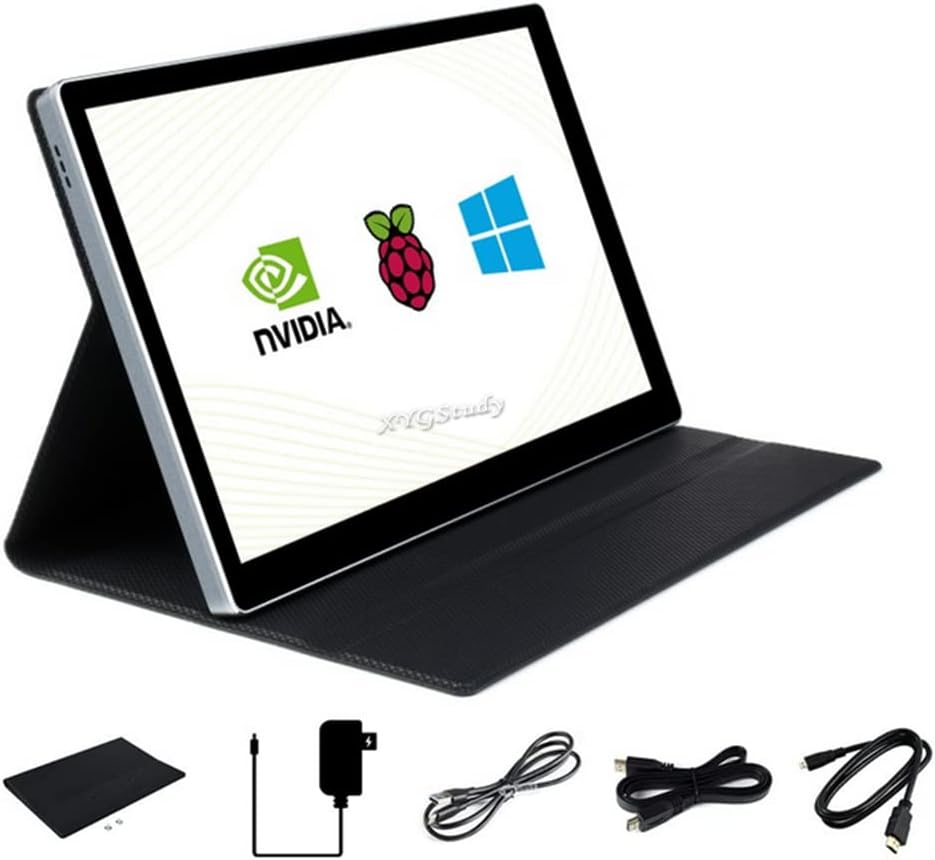 10.5inch HDMI Capacitive Touch AMOLED 2560×1600 2K Resolution with Fully Laminated Toughened Glass Panel for Raspberry Pi Jetson Nano PC Windows 11/10 / 8.1/8 / 7 CM4