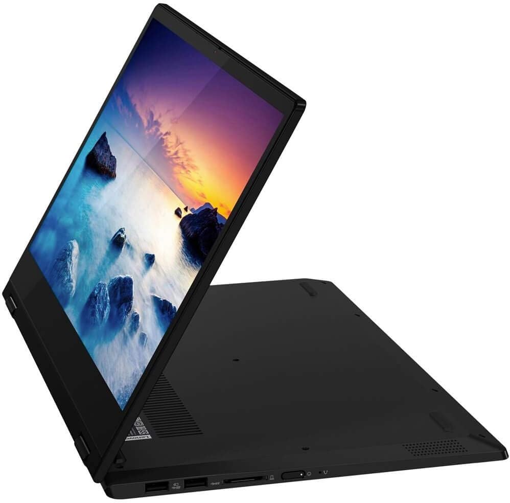 Lenovo Ideapad Flex-14Iml 81XG0000US 14' Touchscreen 2 in 1 Notebook - 1920 X 1080 - Core i5-8 GB RAM - 256 GB SSD - Onyx Black - Windows 10 Home 64-bit - Intel UHD Graphics - in-Plane Switchin