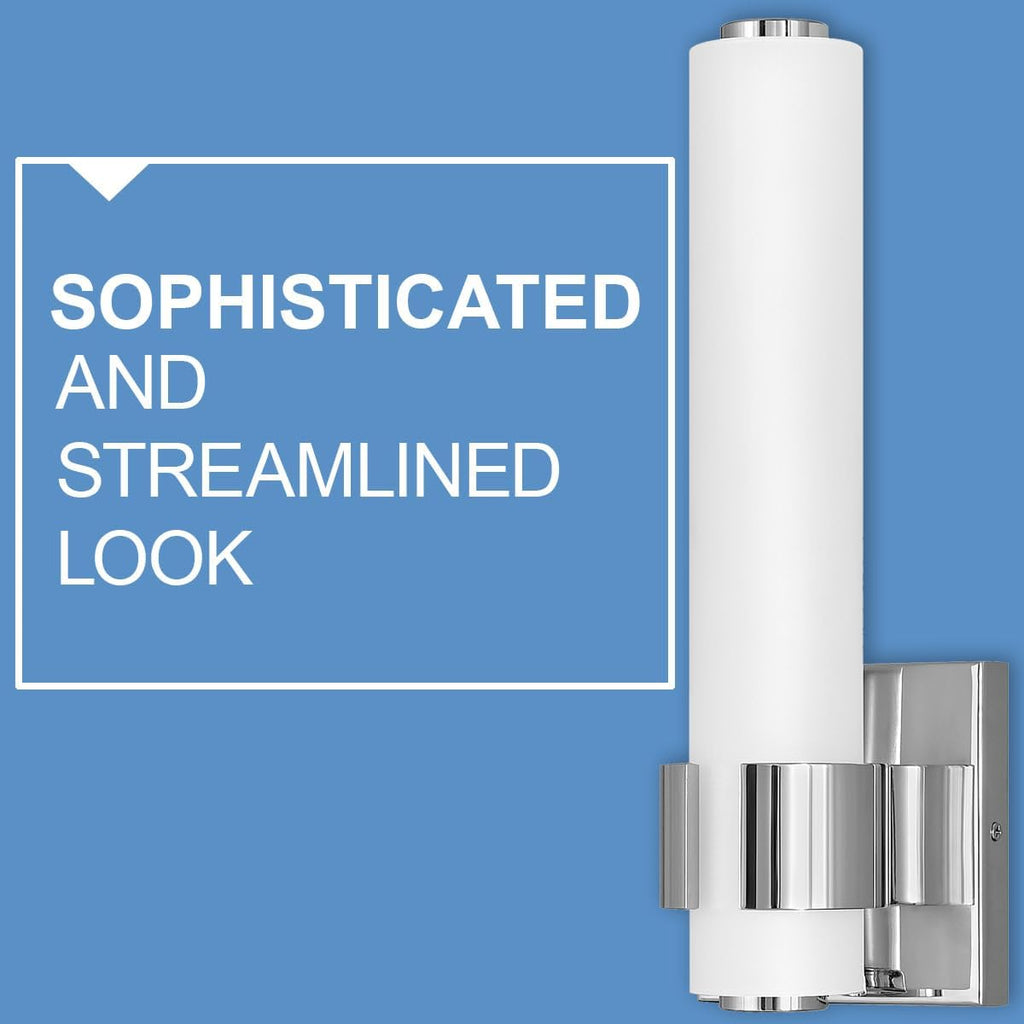 Hinkley Aiden Collection 22.75' Integrated LED 35W Bathroom Vanity Light Fixture, Chrome