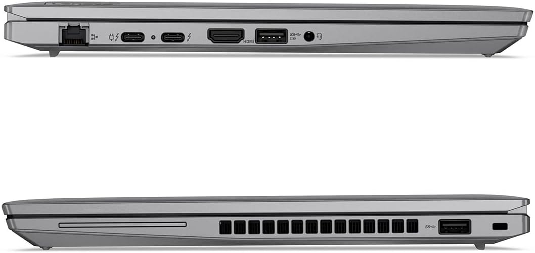 Lenovo ThinkPad T14 Gen 4 21HD002BUS 14' Notebook - WUXGA - 1920 x 1200 - Intel Core i7 13th Gen i7-1355U Deca-core (10 Core) - 16 GB Total RAM - 16 GB On-Board Memory - 512 GB SSD - Storm Gray