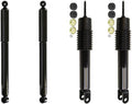 Shocks Kit, Front and Back Shock Absorber Replacement - Car Shocks Set 4 fits Chevy Silverado 1500 Classic 2007-2007 fits GMC Sierra 1500 1999-2006 fits GMC Sierra 1500 Classic 2007-2007