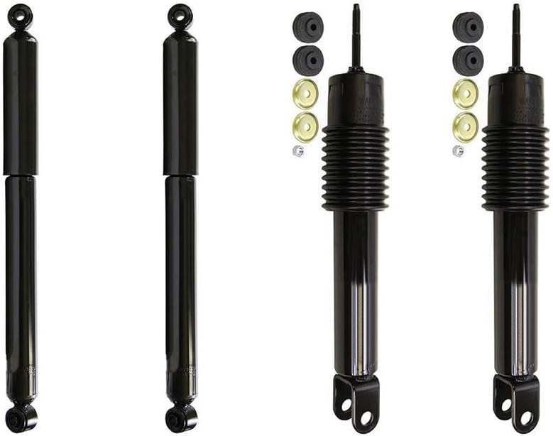 Shocks Kit, Front and Back Shock Absorber Replacement - Car Shocks Set 4 fits Chevy Silverado 1500 Classic 2007-2007 fits GMC Sierra 1500 1999-2006 fits GMC Sierra 1500 Classic 2007-2007
