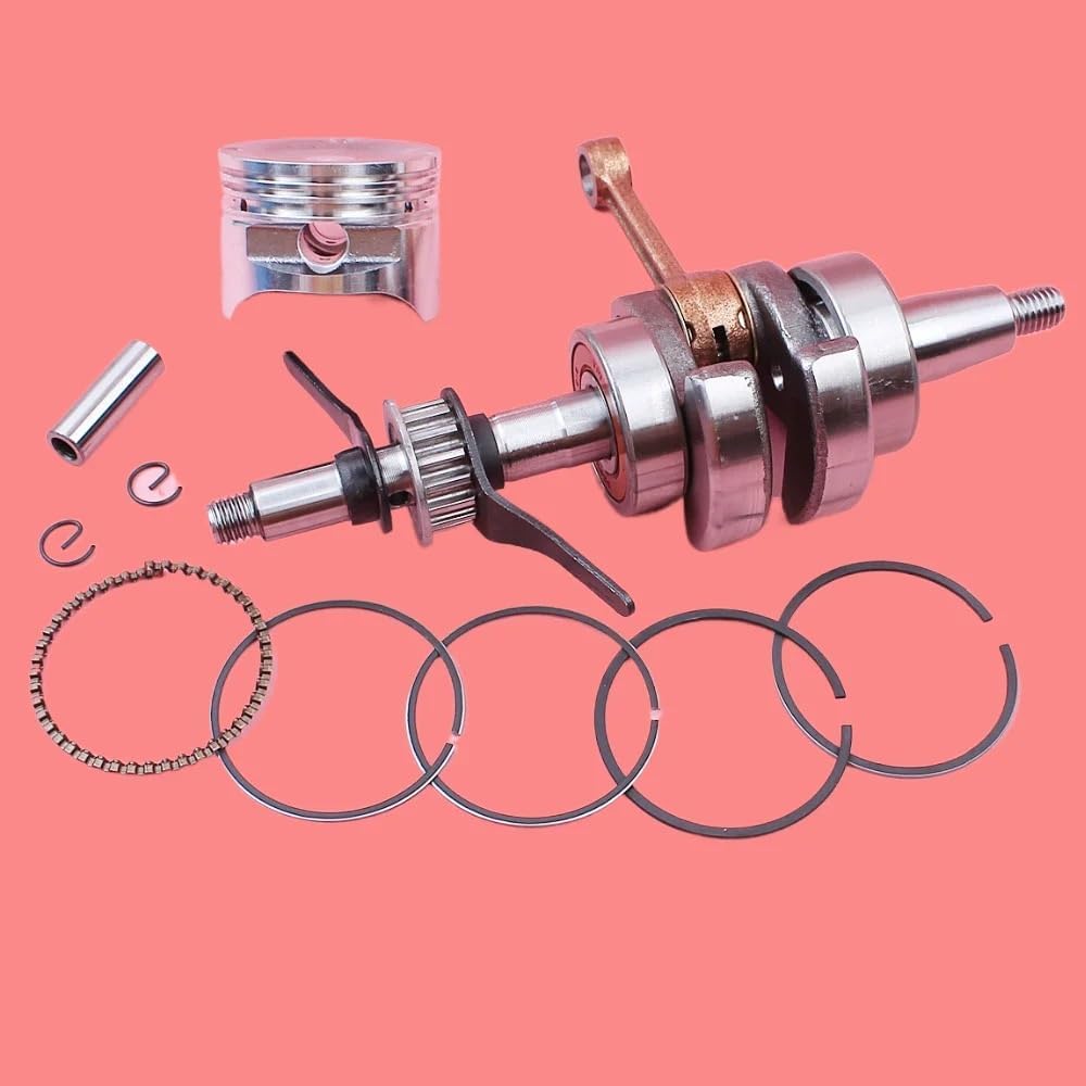 Crankshaft 39mm Piston Pin Ring Circlip Kit for Honda GX35 GX 35 4 Stroke Lawn Mower Small Gas Engine Motor Part