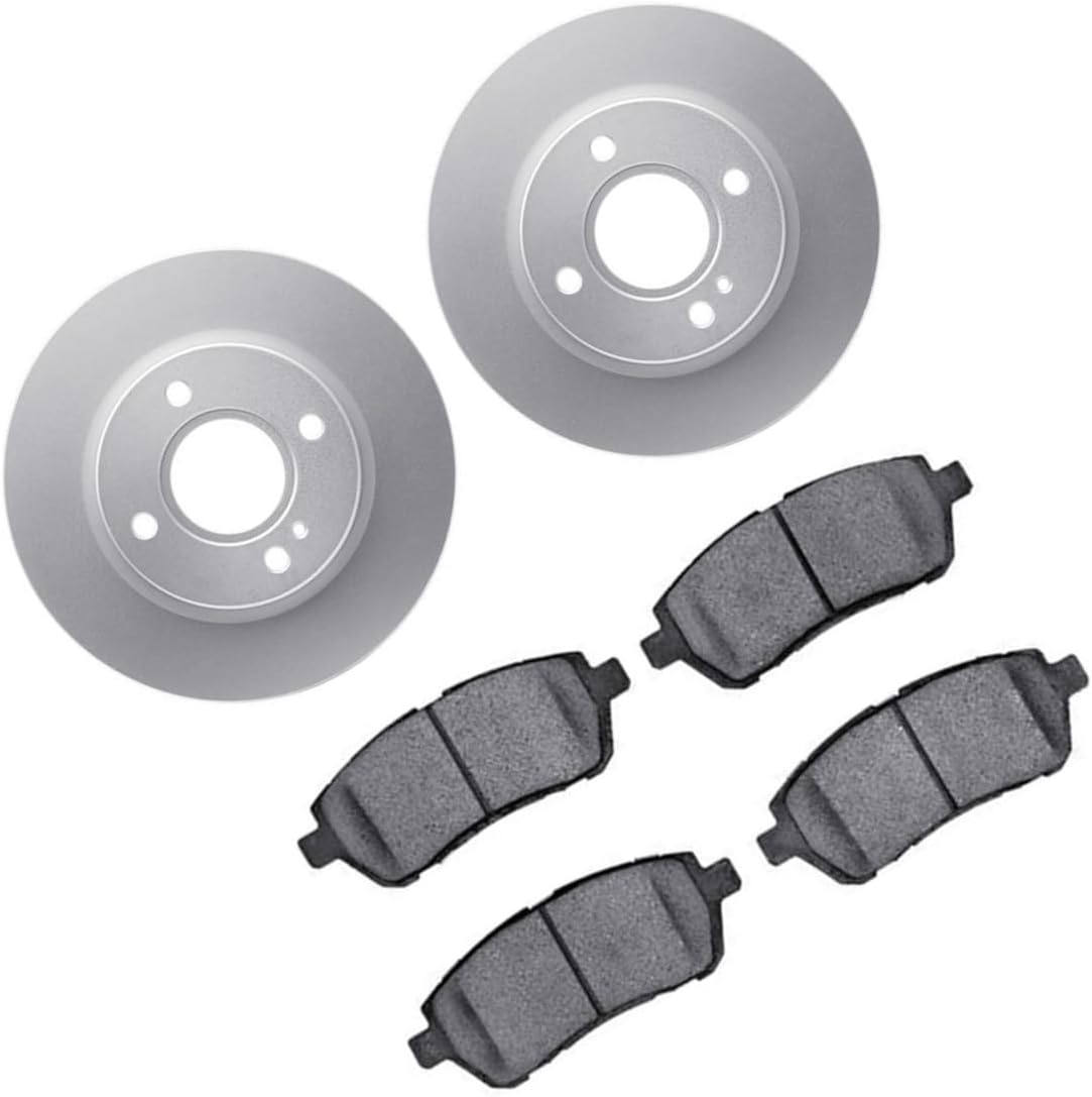 1 x Disc Brake Pad and Rotor Kit Front Brake And Rotors fits Ford Fiesta,Figo 2016 2017