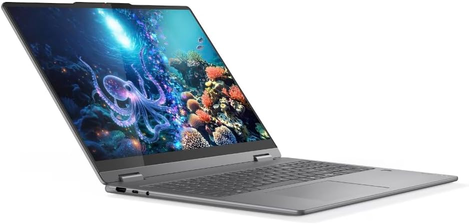 Lenovo Yoga 7i 2-in-1 AI Copilot + Laptop 16.0' 2K Touchscreen Display (Intel Ultra 5 Series 2, 16GB LPDDR5X, 2TB M.2 PCIe SSD, Backlit KB, Fingerprint, 2 TB 4, Win 11 Pro) w/DKZ USB Port Expander