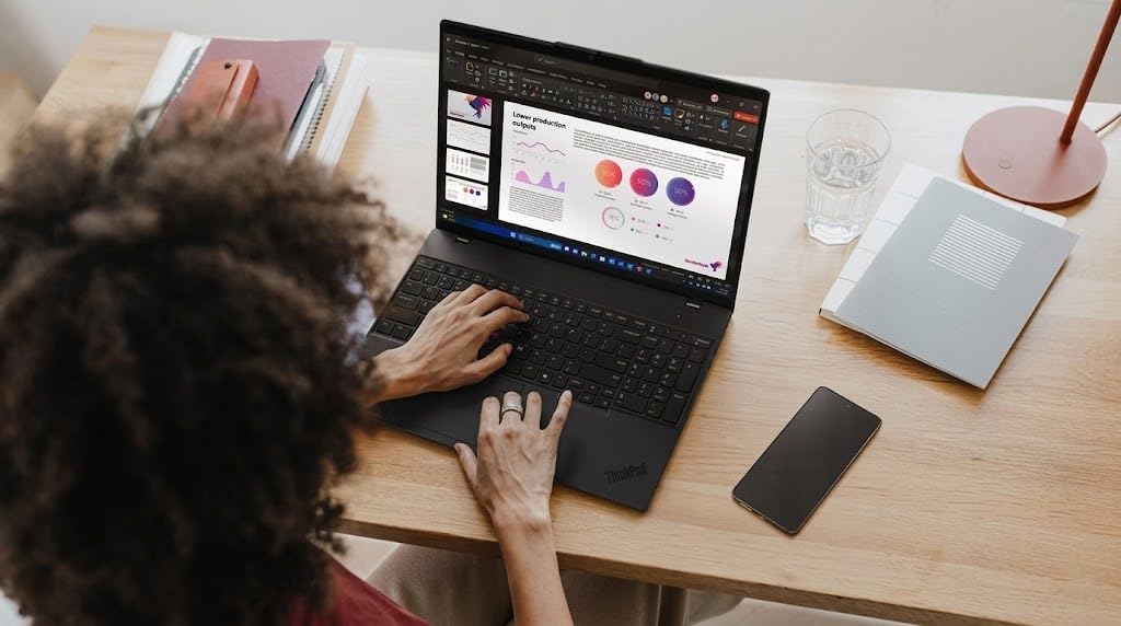 Lenovo ThinkPad L16 Gen 2 Business AI PC Laptop (16' FHD+ Touchscreen, Intel 12-Core Ultra 5 225U (> i7-1365U), 16GB RAM, 512GB SSD), Fingerprint, Backlit, Thunderbolt 4, Ethernet, IST HUB, Win 11 Pro