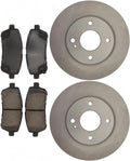 Brakes and Rotors Upgrade Kit Front Replacement fits Ford Fiesta 2011 2012 2013 2014 2015 2016 2017 2018 2019 1.6L l4, fits Ford Fiesta 2014 2015 2016 2017 1.0L l3, 1PCS
