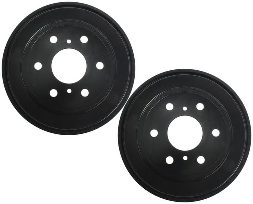 Rear Brake Drum - Set 2 Drum Brake Kit Brake Drum Set Replacement for Chevrolet Silverado 1500 2005-2008 for Chevy Silverado 1500 2005-2008 for Chevrolet Silverado 1500 Classic 2007-2007