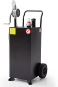Garvee 30 gal Gas Caddy with Pump - Portable Fuel Tank Gasoline Storage Tank for Boat, Car, Garden, Lawnmower, ATV