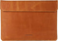 Laptop Case Leather Made for 16 inch MacBook Pro Sleeve - Carrying Cases Compatible with MacBook Pro 16' M1 M2 M3 M4 Max A2141 A2485 A2780 A2991 2022 2023 2024 2025 Genuine Vintage Leather, Cognac