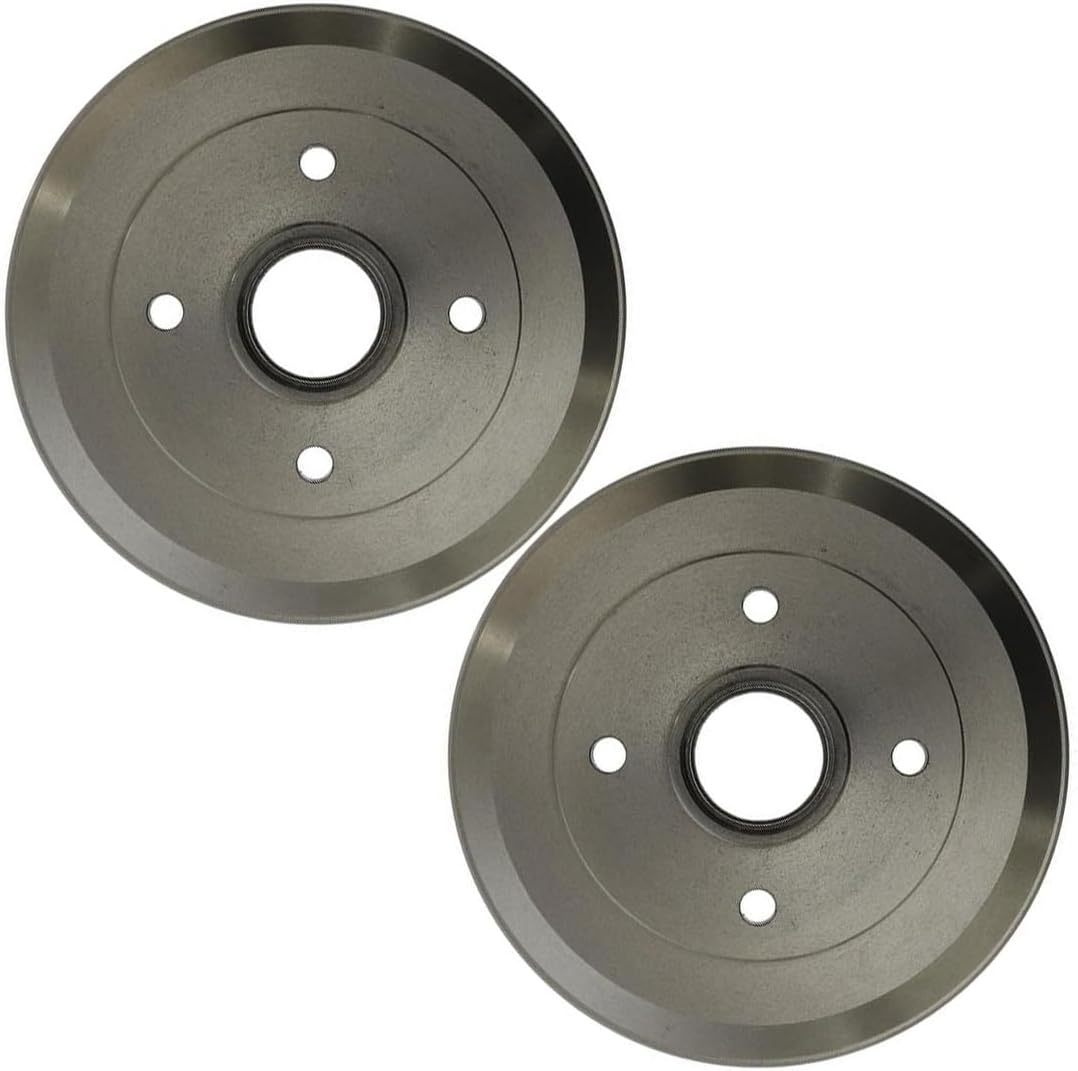 Rear Drum Brakes - Automotive Replacement Brake Drums for Ford Fiesta 2008 2.0L l4, for Ford EcoSport 2004 2005 2006 2007 2008 2009 2010 2011 2012 2.0L l4