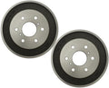 Rear Drum Brake Kit, Brake Drum Automotive Replacement Brake Drums 2PC for Chevrolet Silverado 1500 Classic 2007-2007 for Chevy Silverado 1500 Classic 2007-2007