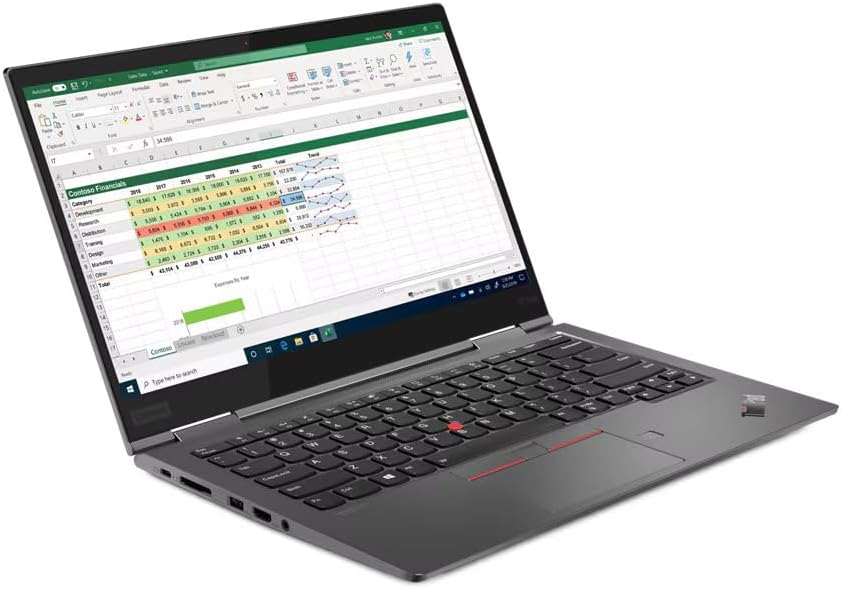 Lenovo ThinkPad X1 Yoga G5 14' Touch Laptop i7-10610U 16GB 256GB W11P (Renewed)
