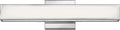 Hinkley Alto 18' Integrated LED 26W Bathroom Vanity Light Fixture, Chrome