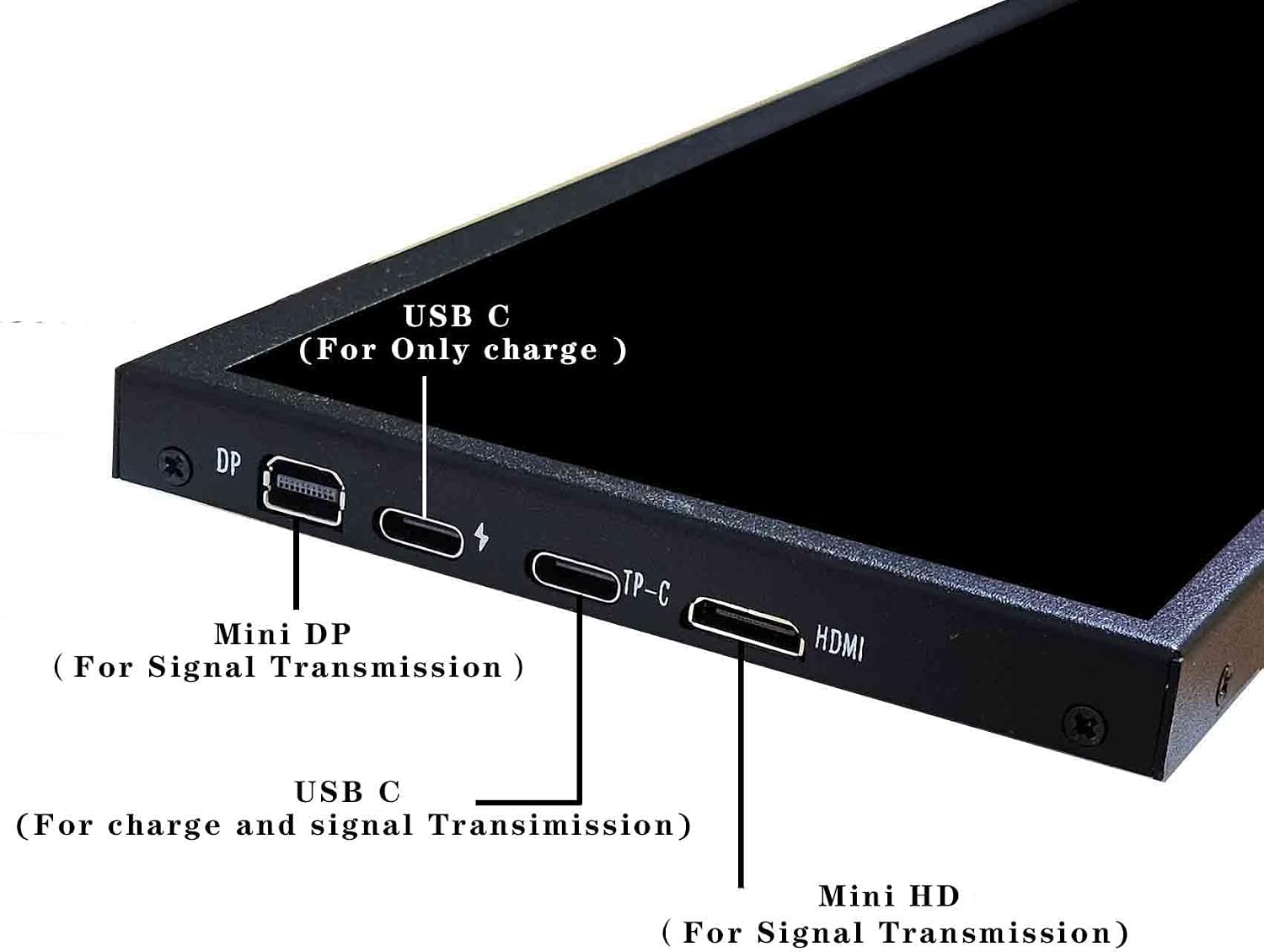 VSDISPLAY 12.7 Inch 2880x864 2K Stretched Bar LCD Screen with USB-C/DP Video Input Secondary Display for PC/Computer/Laptop CPU GPU Data Monitoring