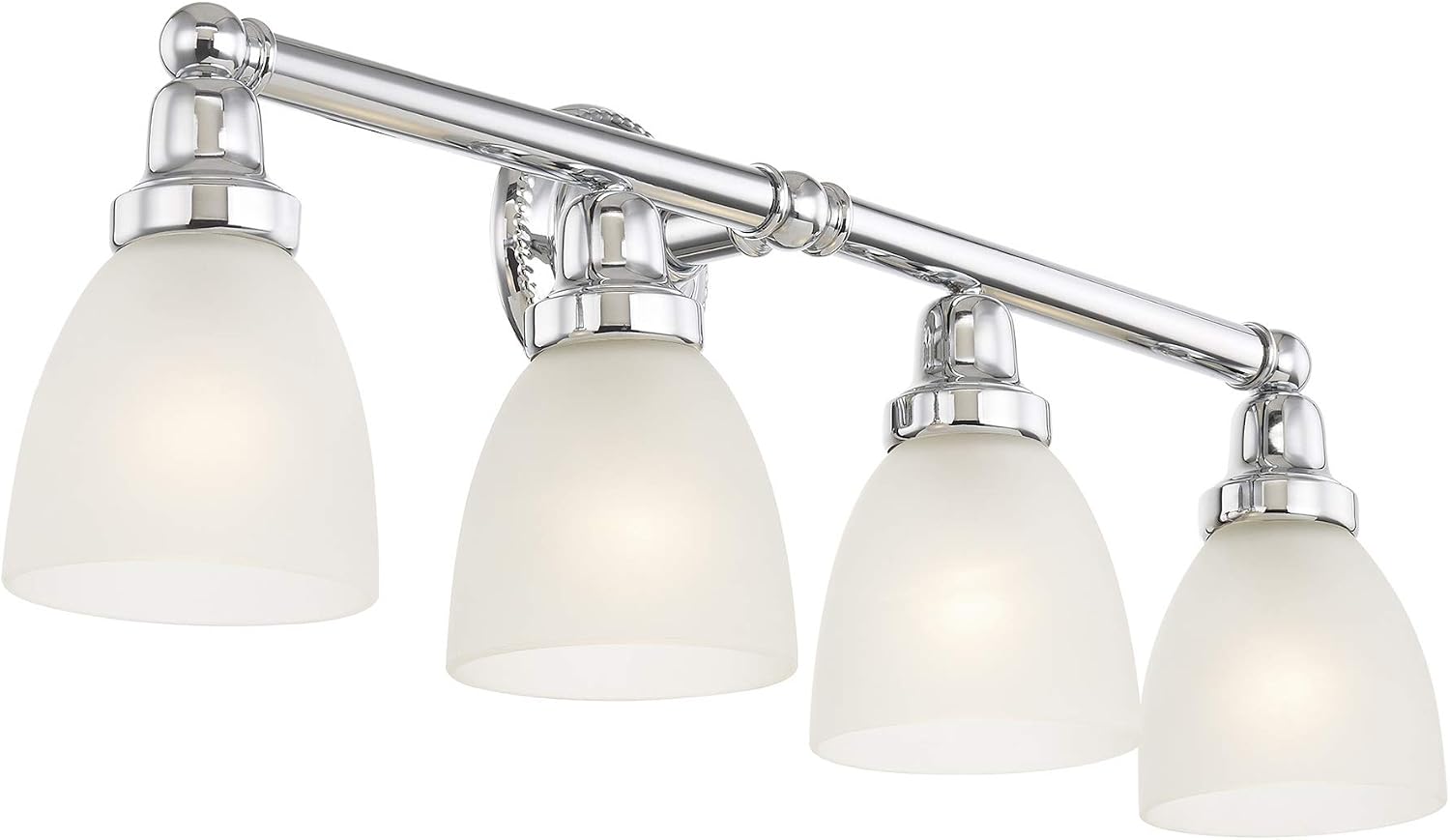 Livex Lighting 1024-05 Classic 4-Light Bath Light, Chrome