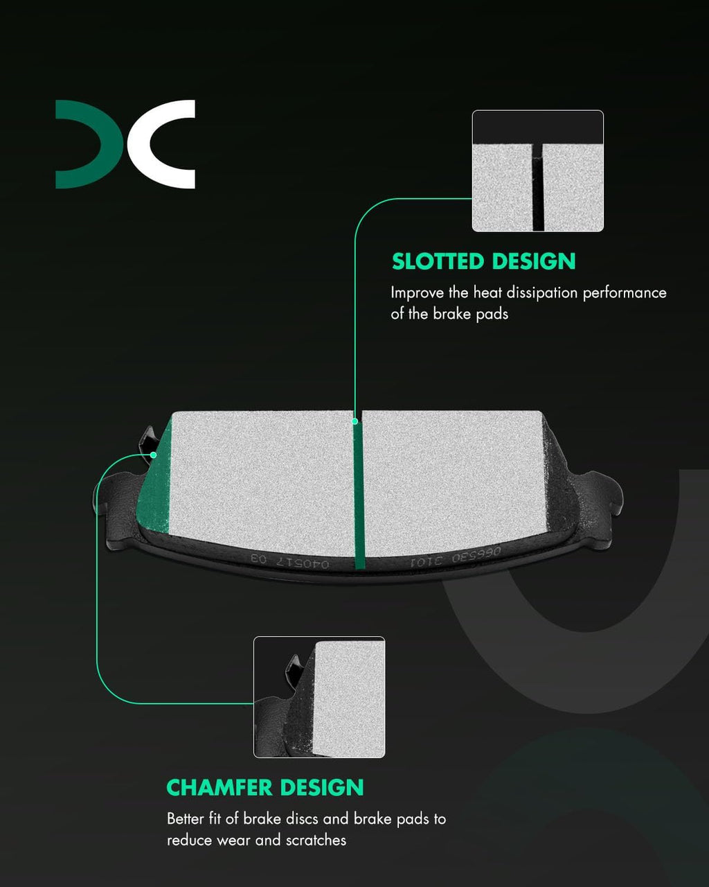 Pads and Rotors Kits, SCITOO Brake Kits Suitable for Cadillac Escalade,for Chevy Avalanche Silverado 1500,for GMC Sierra 1500 Yukon XL 1500,Rear Drilled and Slotted Dics Rotors Ceramic Brake Pads