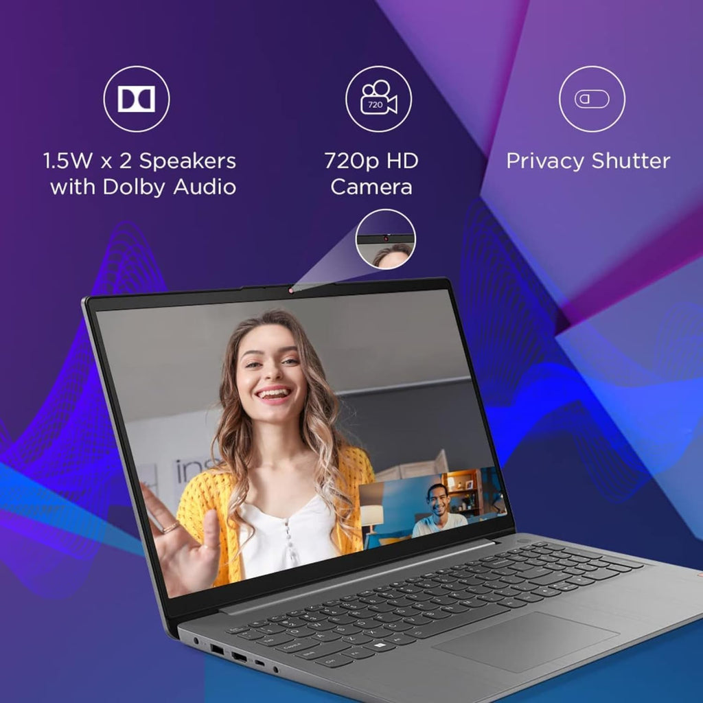 Lenovo IdeaPad 15.6'' FHD Touchscreen Laptop, Intel Core i3 Processor(Upto 4.1GHz), 16GB Memory, 2TB SSD Storage, HDMI, Bluetooth 5, Webcam, Type-C, Long Battery Life, Win 11 Home S, Grey