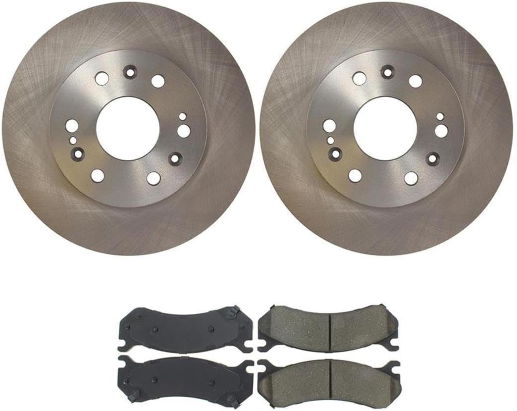4X Front Replacement Brake Kit Brake Rotors & Metallic Brake Pads Fits Chevrolet Silverado 1500 2005-2007 Fits Chevy Silverado 1500 2005-2007 Fits Chevrolet Silverado 1500 Classic 2007-2007