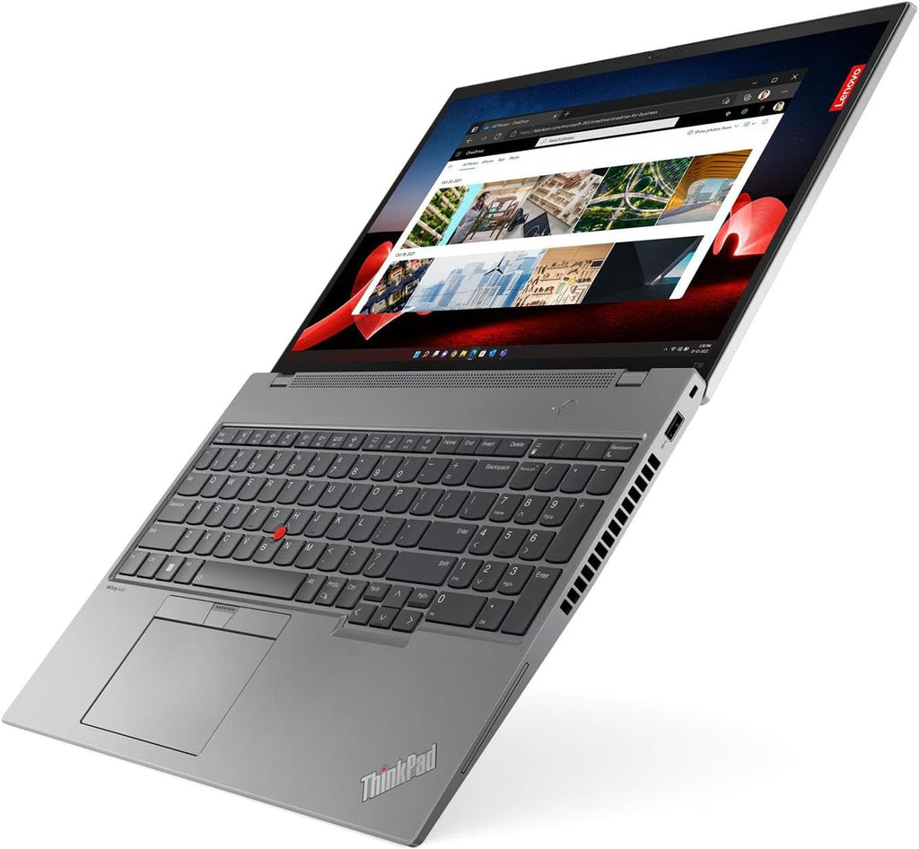 Lenovo ThinkPad T16 Gen 2 Business Laptop 16.0' IPS FHD+ Touchscreen (Intel i7-1355U, 32GB DDR5, 1TB SSD, Copilot, Backlit, Fingerprint, FHD Webcam, 2 Thunderbolt 4, Win11P) w/DKZ USB Port Expander