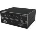 Black Box Network Services KVXHP-400 Mst Kvm Extender Over Catx/fiber - Quad-monitor 4k Displayport Usb 2.0 Hub Se