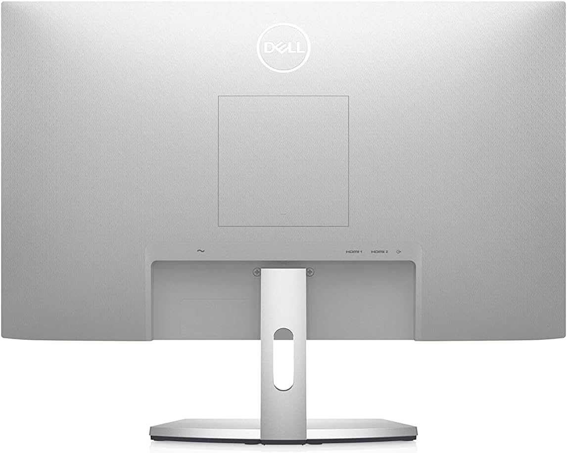 Dell S2421H 24 Inch Full HD 1080p Monitor, IPS Ultra-Thin Bezel, 2 x HDMI Ports, Built-in Speakers, Silver
