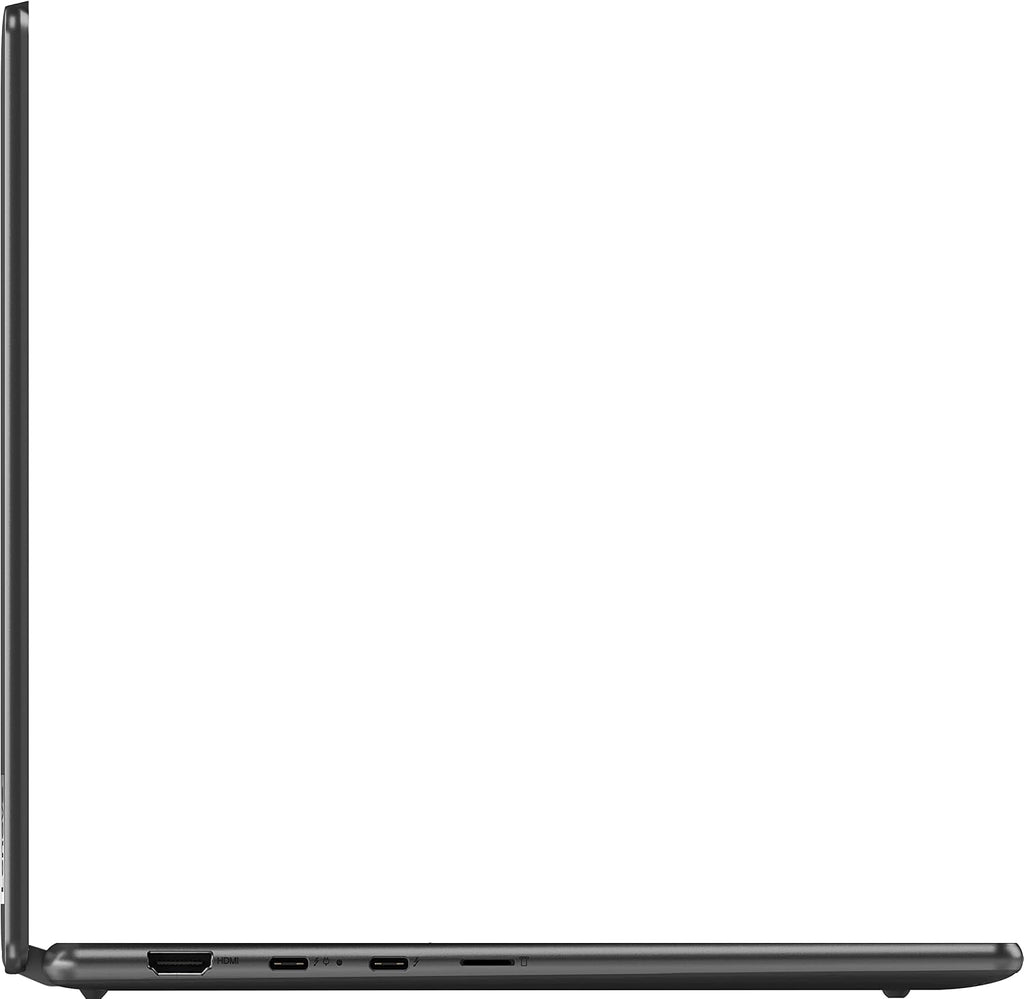 Lenovo ENOVO Yoga 7i 2-in-1 Laptop 14'' 2.2K Touchscreen12th Core i7-1255U Iris Xe Graphics 16GB RAM 512GB SSD WI-FI 6E Thunderbolt 4 Backlit KB w/FP Windows 11 Pro RATZK 32GB USB, Storm Grey, (82QE)