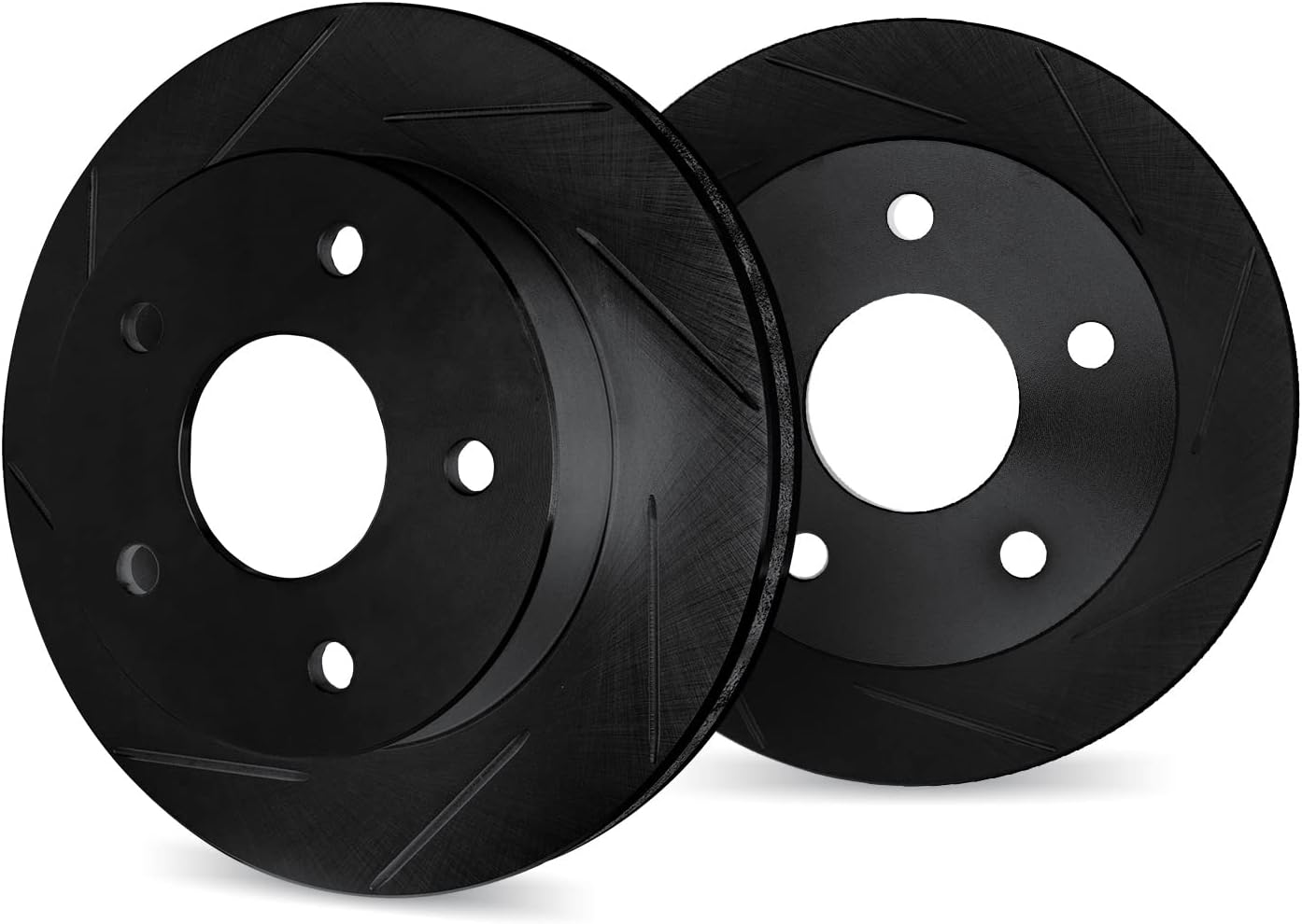 Dynamic Friction Company Front Brakes and Rotors| Slotted Brake Rotors| Front Disc Brake Rotors| Fits 2004-2012 Ford EcoSport, 2005-2009 Ford Fiesta, 2011-2015 Ford Fiesta, 2000-2004 Ford Focus