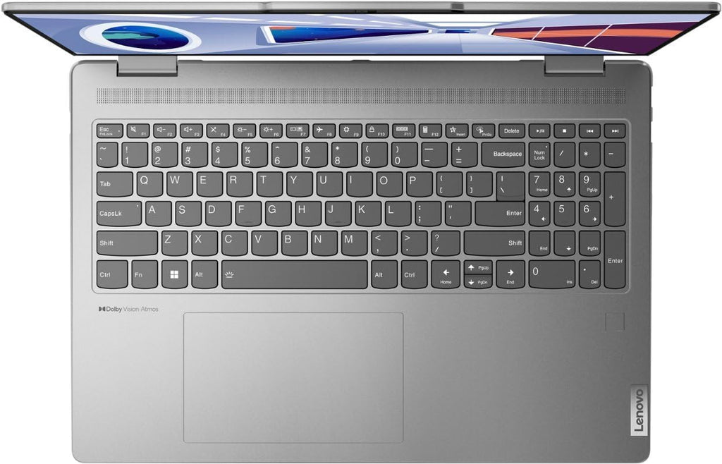 Lenovo Yoga 7 16' WUXGA 2 in 1 Touch Screen Laptop | AMD Ryzen 5 7535U | AMD Radeon 660M Graphics | 8GB RAM DDR5| 512GB SSD | Backlit | Fingerprint | Windows 11 Home | Bundle with Stylus Pen, Grey