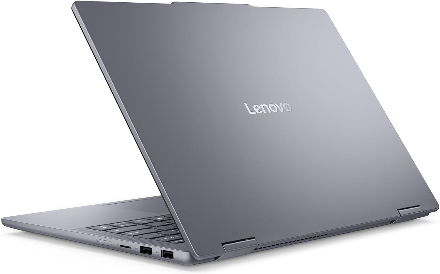 Lenovo IdeaPad 5i 2-in-1 14' WUXGA Touchscreen Laptop|Intel Core Ultra 5 AI 225U|Intel Graphics|Grey|Backlit| 8GB RAM DDR5 | 512GB SSD | Windows 11 Home | Bundle with USB 3.0 Hub