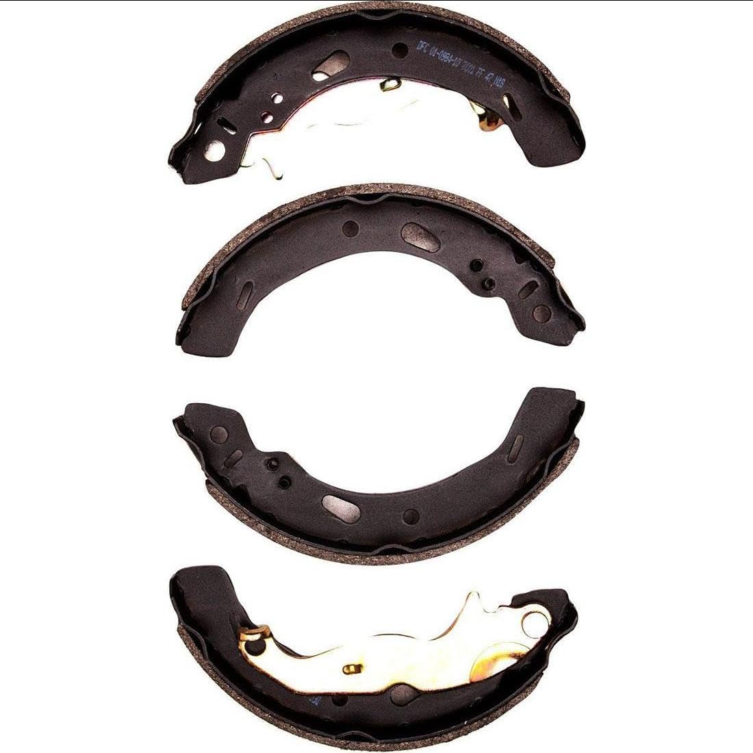 Rear Drum Brake Hardware Kit Drum Brake Shoe Compatible with Ford Fiesta 2011 2012 1.6L L4, fits Ford Fiesta 2013 1.6L L4 DOHC, fits Ford Fiesta 2013 1.6L L4 SOHC, fits Ford Figo 2016 2017 1.5L L4