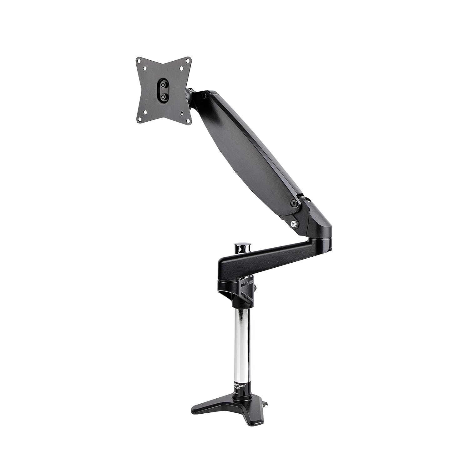StarTech.com Desk Mount Monitor Arm for Single VESA Display up to 32' or 49' Ultrawide (17.6lb/8kg), Full Motion Articulating & Height Adjustable, Clamp or Grommet Base, Single Monitor Arm
