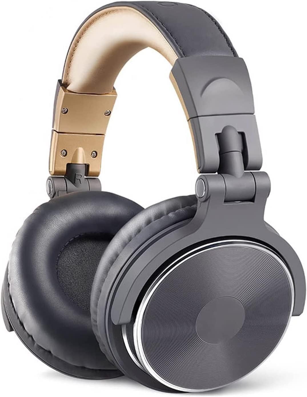 Active Noise Cancelling Headphones, Over Ear Headphones, Hi-Res Audio, Deep Bass, Memory Foam Ear Cups, for Travel, Home Office(Black)