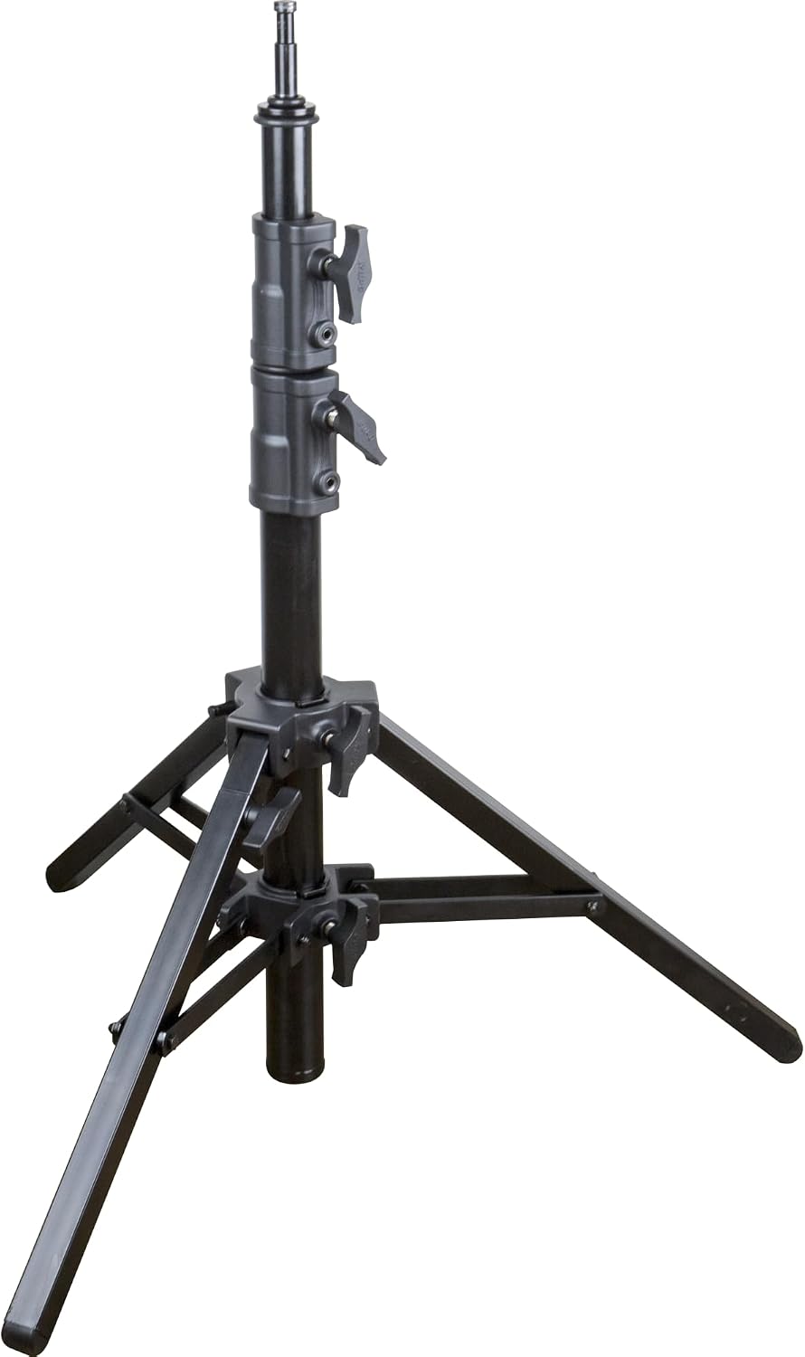 Kupo Monitor Stand II, Heavy Duty Steel Support with Baby Pin, Leveling Leg Design, Supports 70lbs, Studio and Location Monitor Mounting - Black (KS141711)