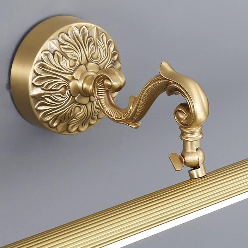 Aiwen LED Vanity Light Fixture 9W 22.04 inch Bath Vanity Lights with PC Lamp Shade Retro Artwork Picture Lighs Wall Sconces for Dressing Bathroom Lighting 3 Color Temperature