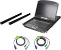 IOGEAR 8-Port 18.5' Widescreen Short Depth LCD KVM Switch