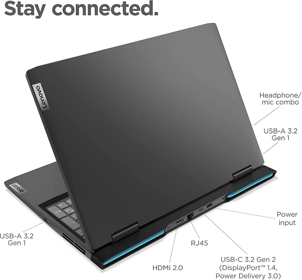 Lenovo Ideapad 3i Gaming 15.6' FHD 120Hz Laptop, Intel Core i7-12700H, 16GB RAM 2TB PCIe SSD, GeForce RTX 3050Ti Graphics, Backlit Keyboard, Onyx Grey with TWE HDMI Cable