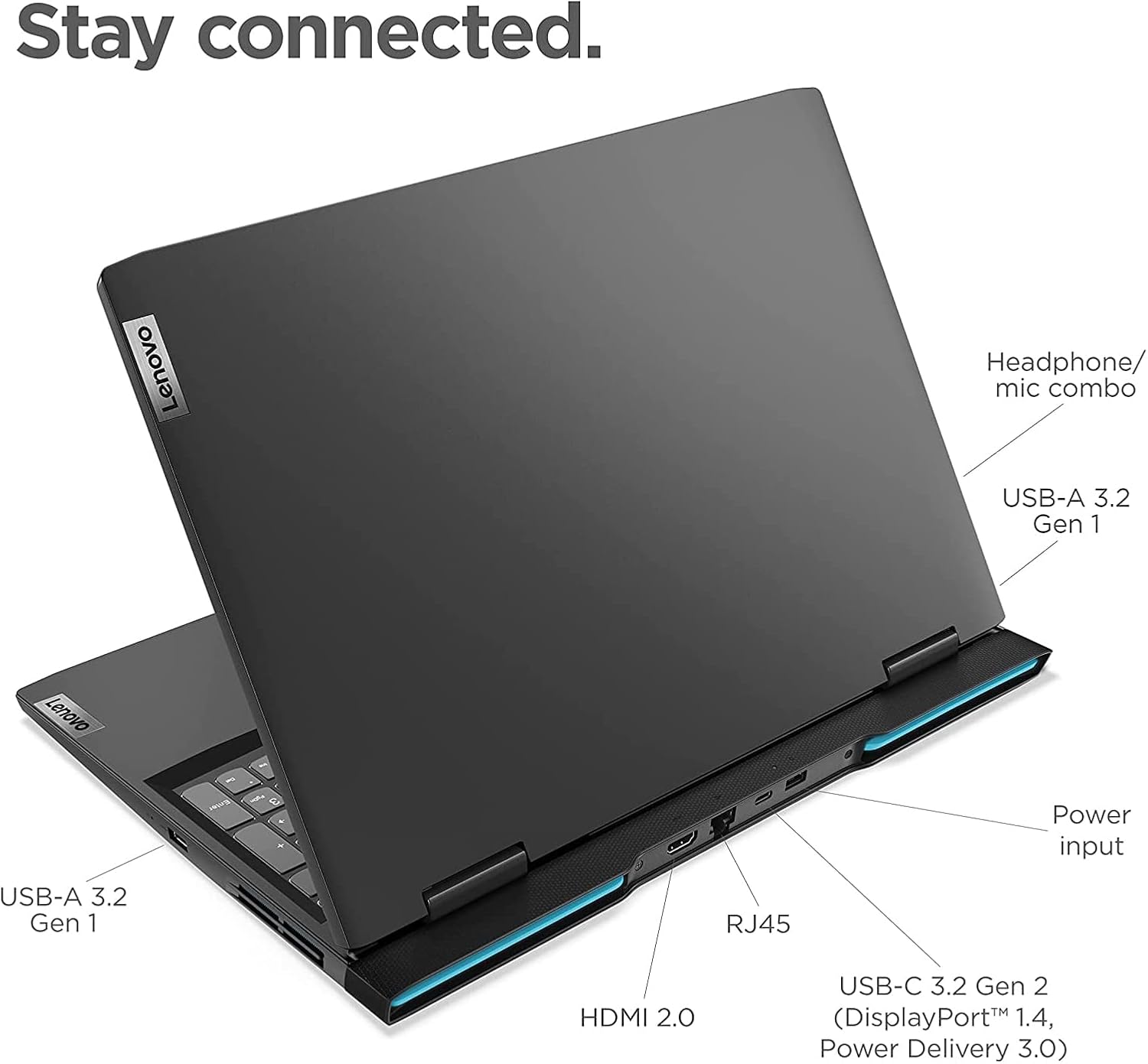 Lenovo Ideapad 3i Gaming 15.6' FHD 120Hz Laptop, Intel Core i7-12700H, 16GB RAM 2TB PCIe SSD, GeForce RTX 3050Ti Graphics, Backlit Keyboard, Onyx Grey with TWE HDMI Cable