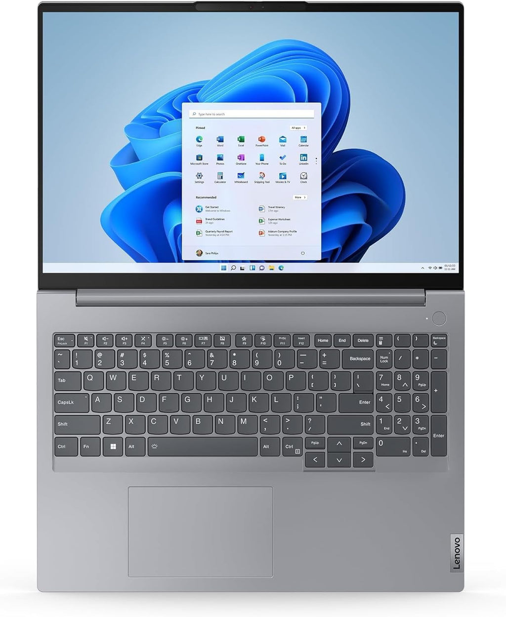 Lenovo ThinkBook 16 Gen 6 Business Laptop (16' FHD+ Touchscreen, Intel Core i5-13420H (> i7-1255U), 16GB DDR5 RAM, 512GB SSD), Anti-Glare, Ethernet, Wi-Fi 6, Thunderbolt 4, Win 11 Pro w/ Copilot